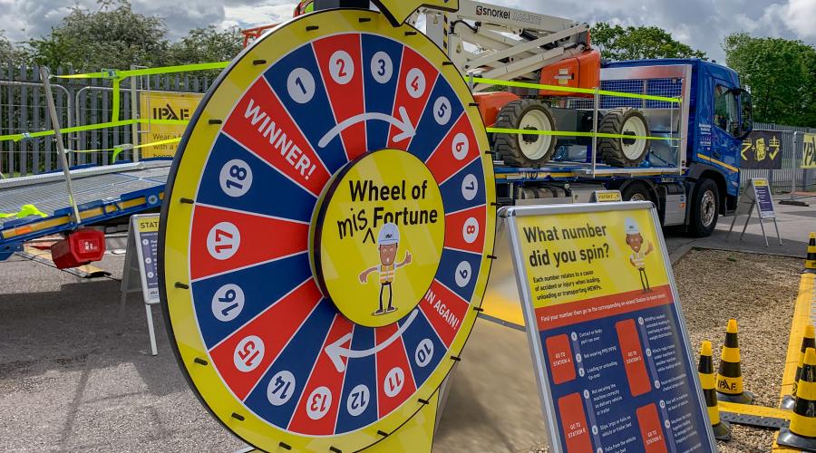 Wheel of misfortune at Vertikal Days 2023