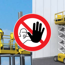 Do not exit the platform at height